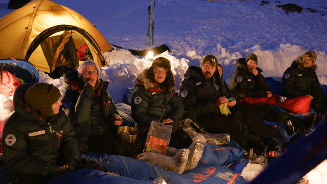 Een idyllische laatste avond in Groenland: buiten slapen onder het noorderlicht