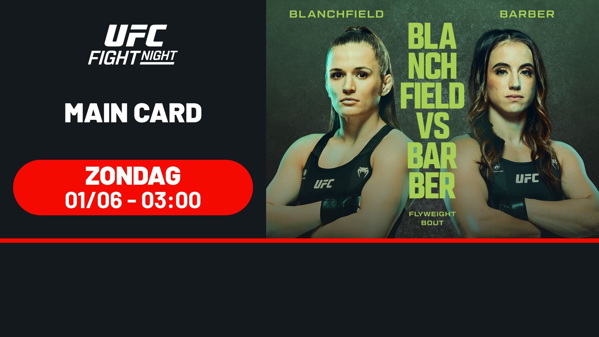 UFC Fight Night: Blanchfield vs. Barber - Maincard