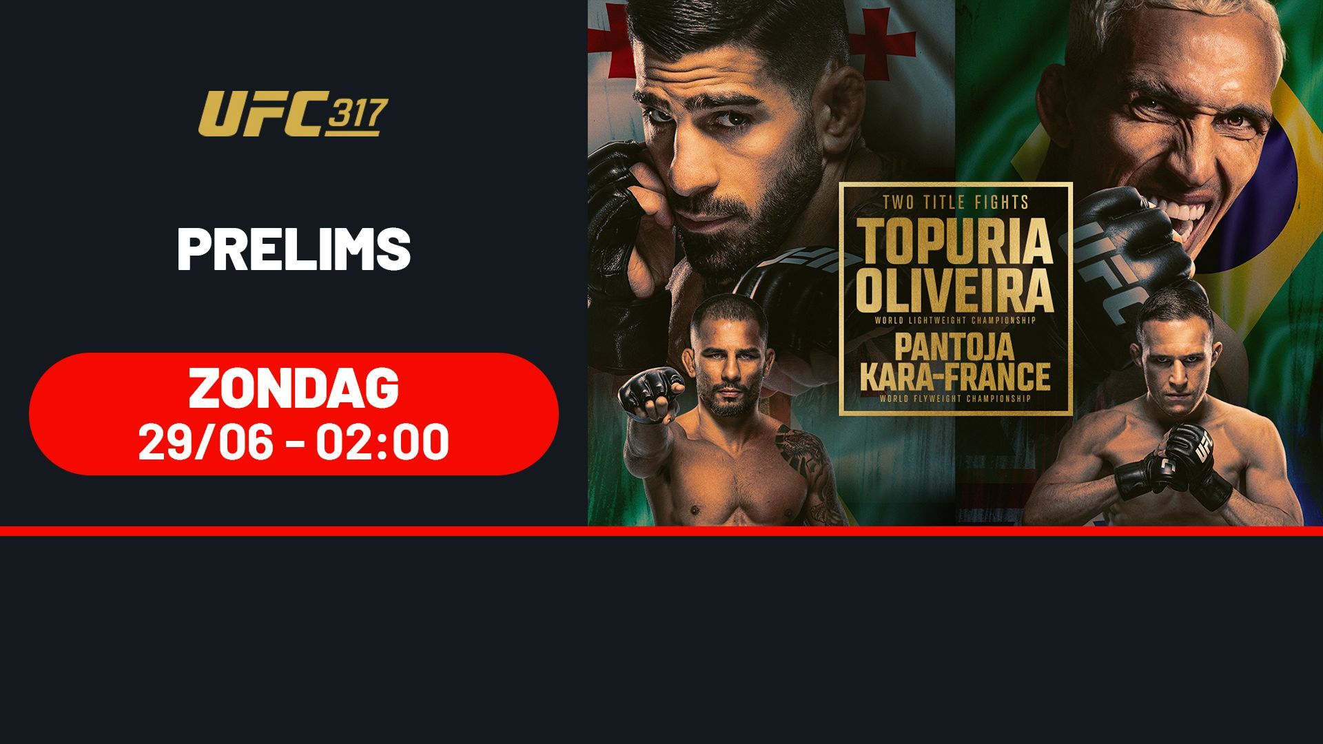 UFC 317: Topuria vs. Oliveira - Prelims