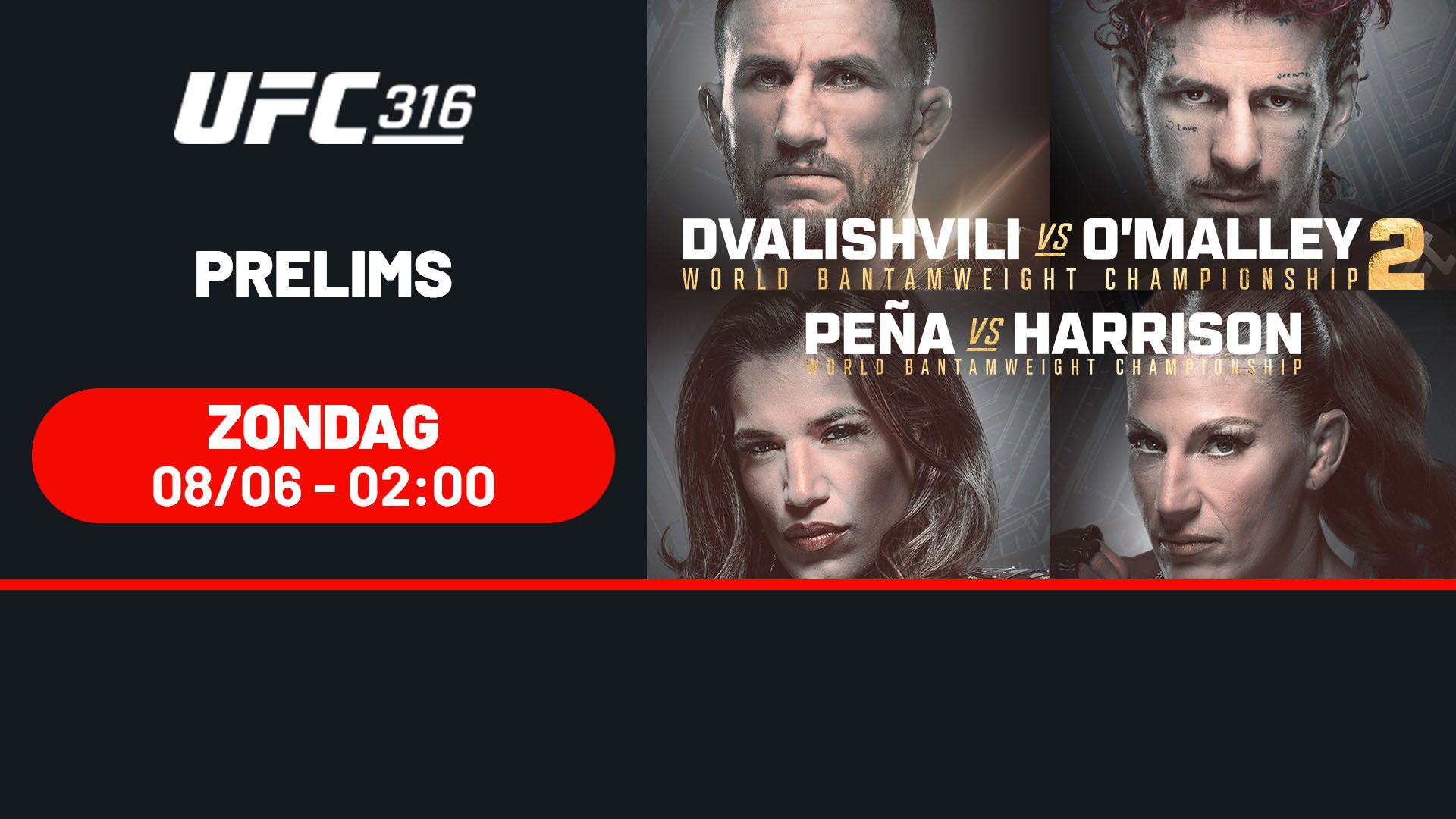 UFC 316: Merab vs. O'Malley 2 - Prelims