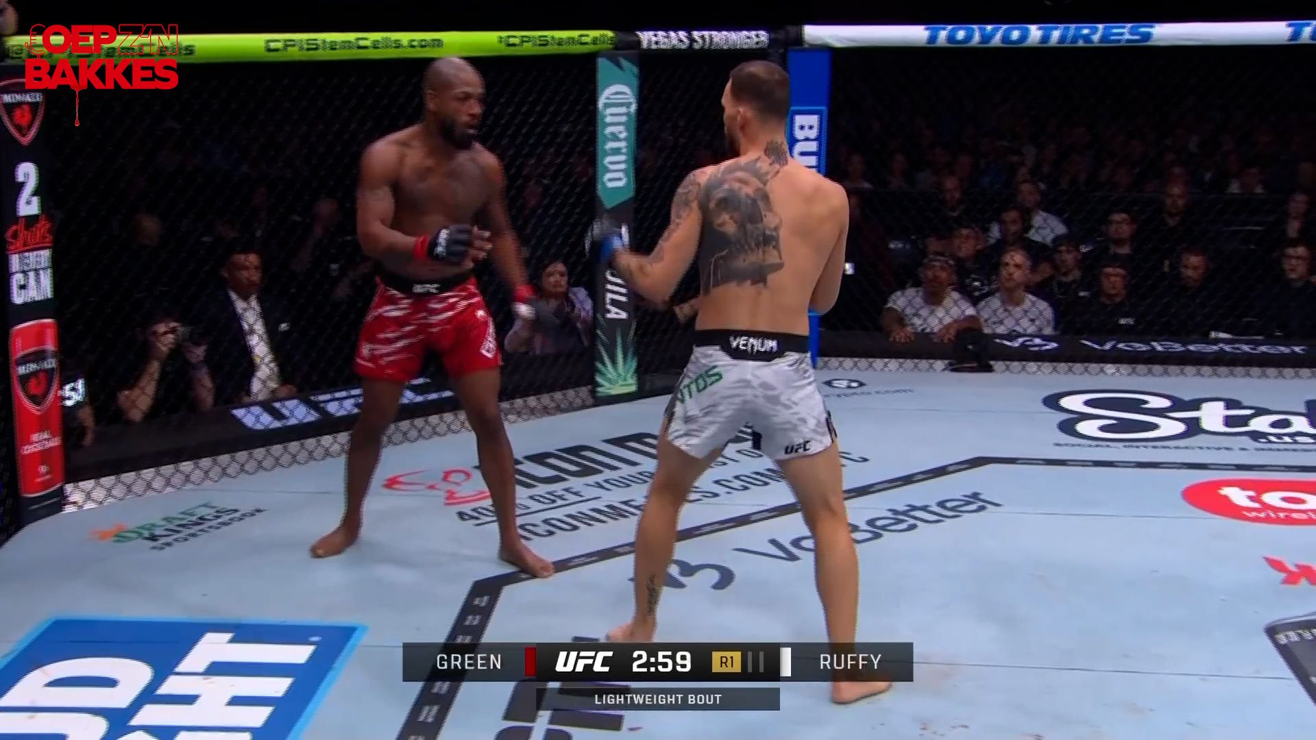 UFC 313: Samenvatting Green vs Ruffy