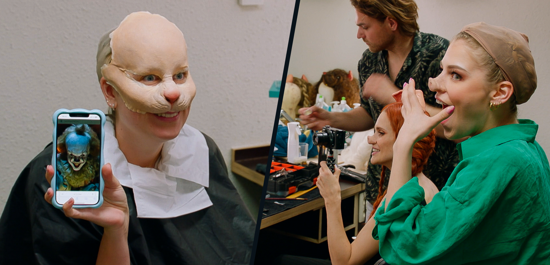 Marie schrikt wanneer ze haar Pluisje-masker ziet: "Ik ben precies It"