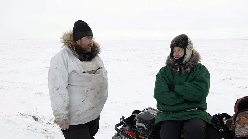 Jani gaat bibberen bij de Eskimo's