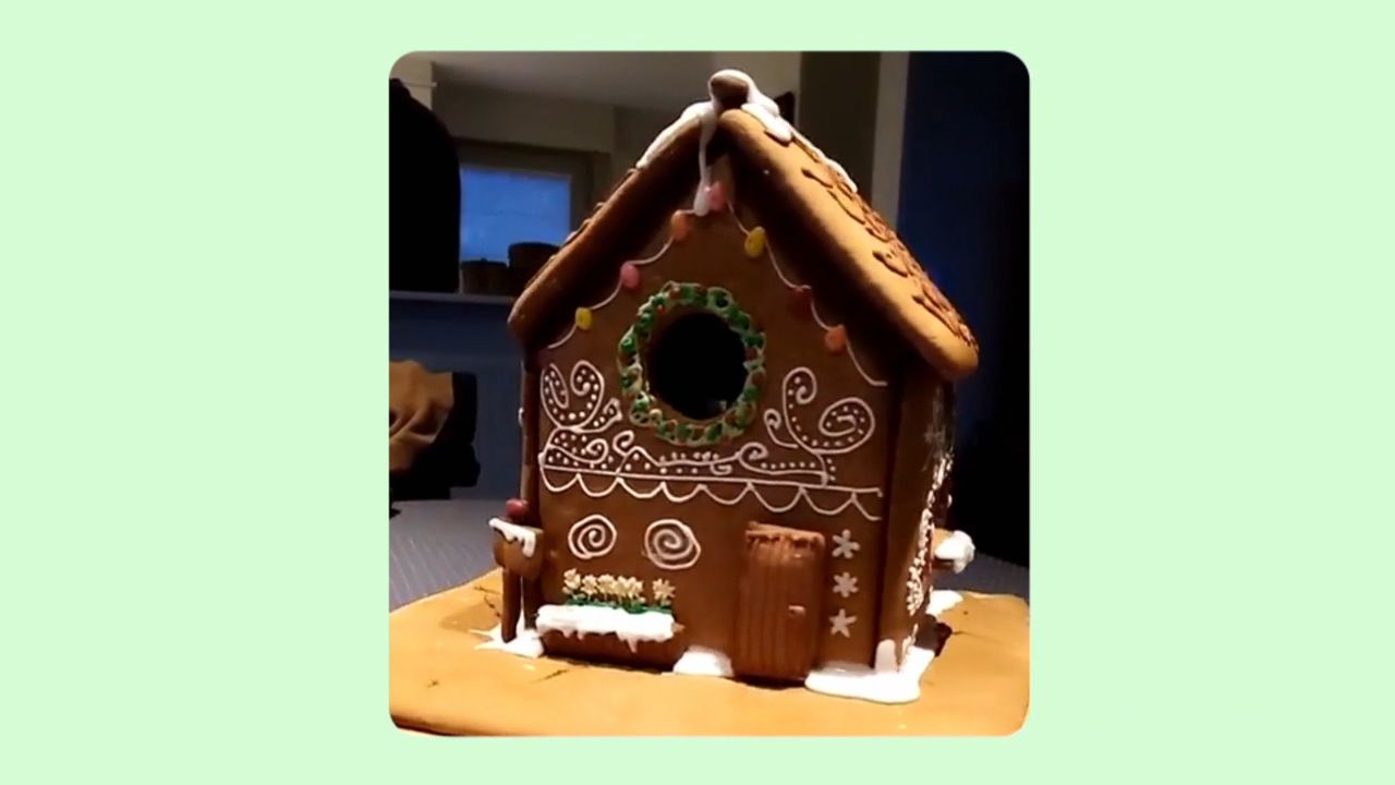 Thuisbakkers aan de slag met gemberkoeken huisjes