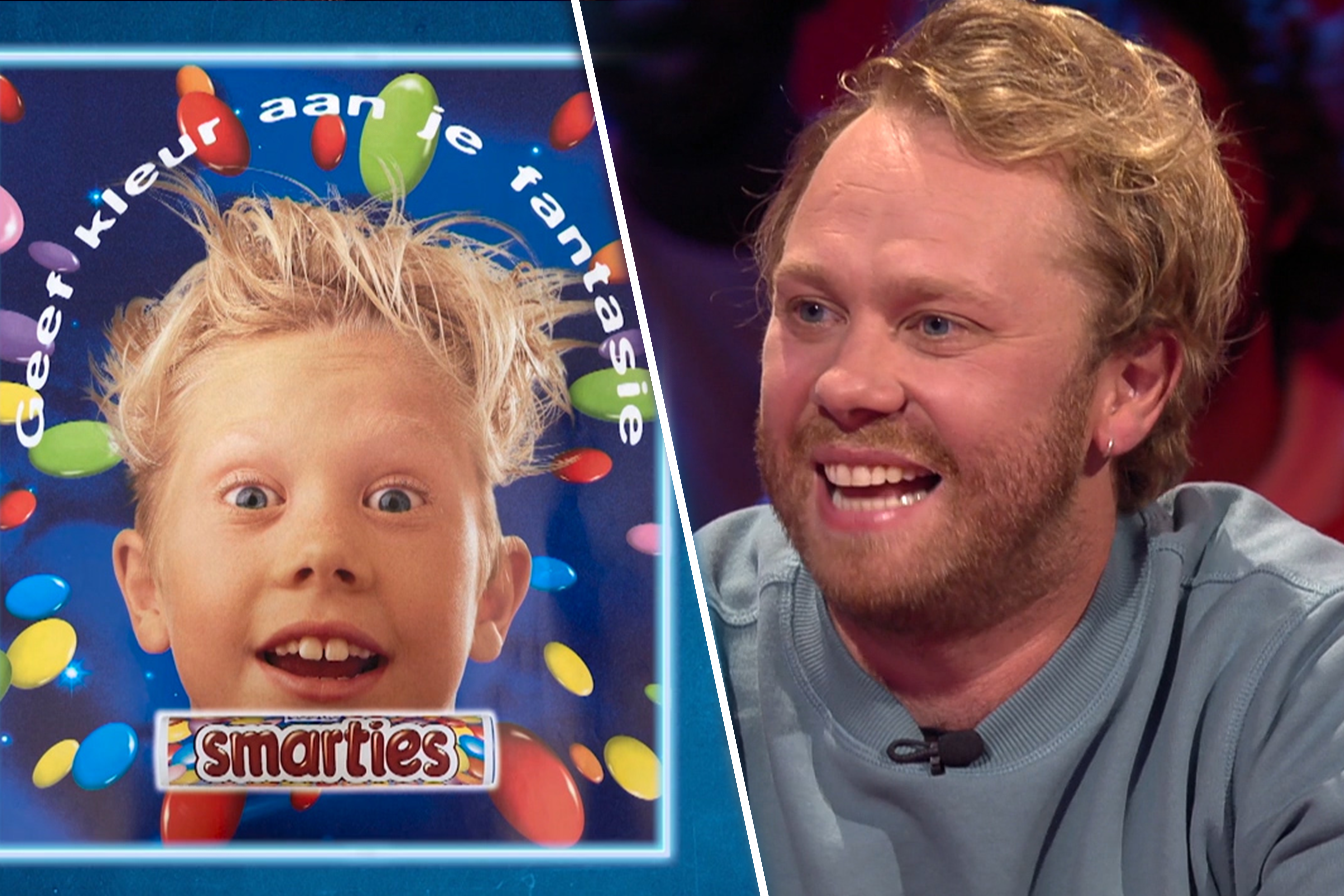 Deze bekende acteur startte zijn carrière als model voor Smarties