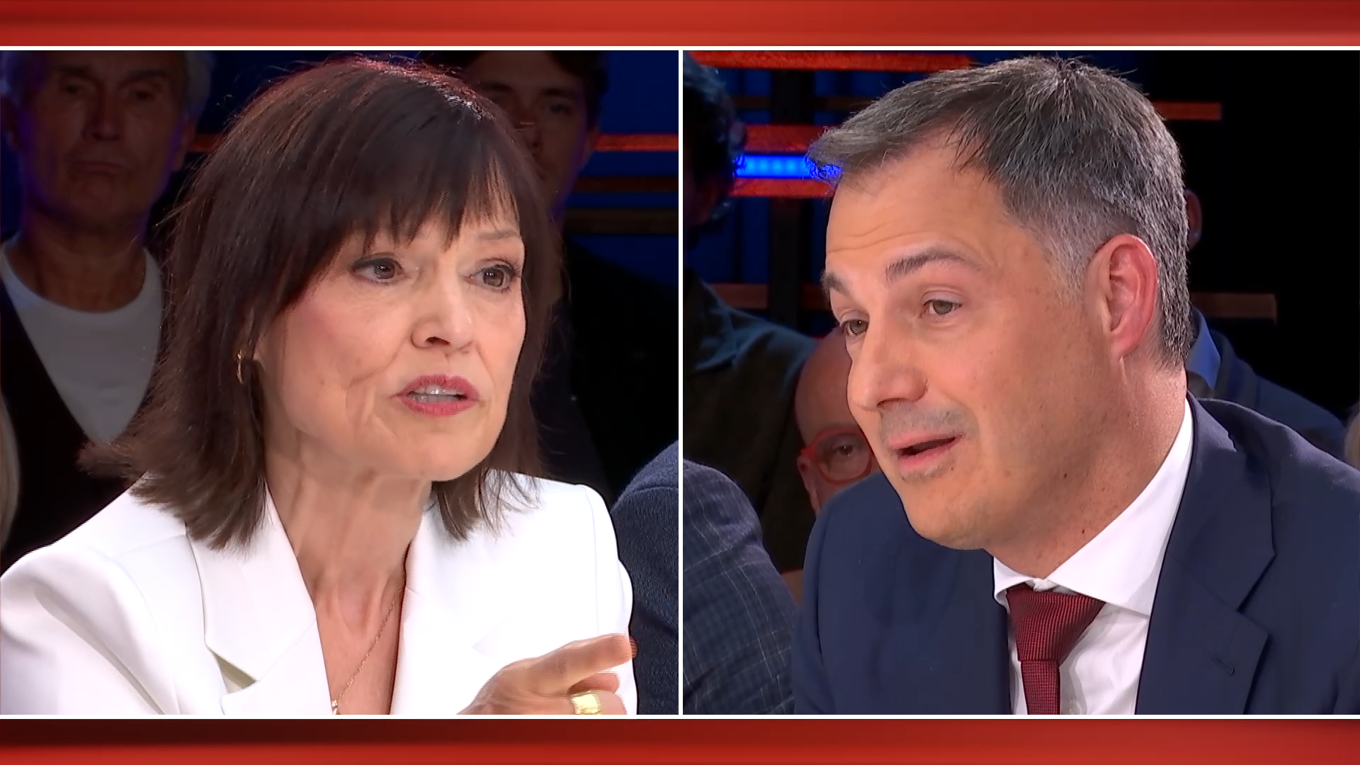 Linda De Win confronteert Alexander De Croo: "Dat wou je niet want jij wou premier worden"