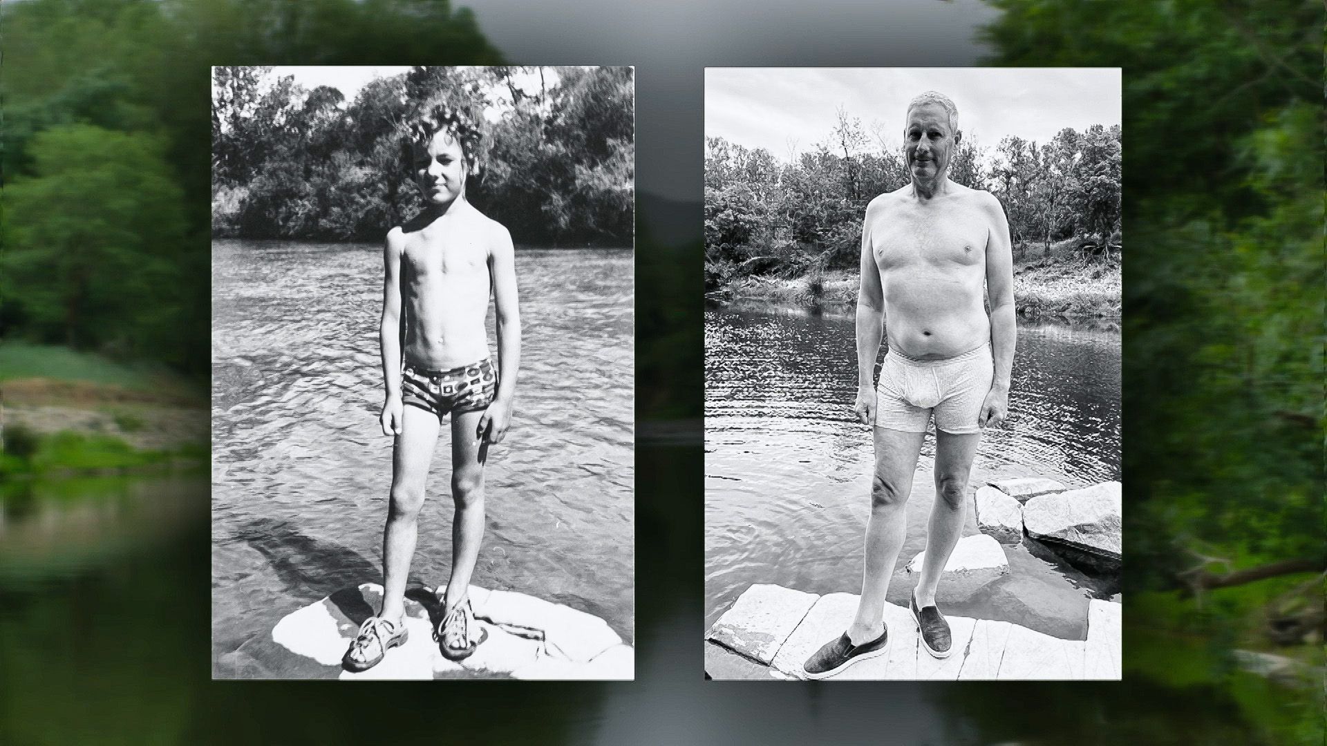 Gert recreëert kinderfoto in de Ardèche: "Die foto gaat je achtervolgen"