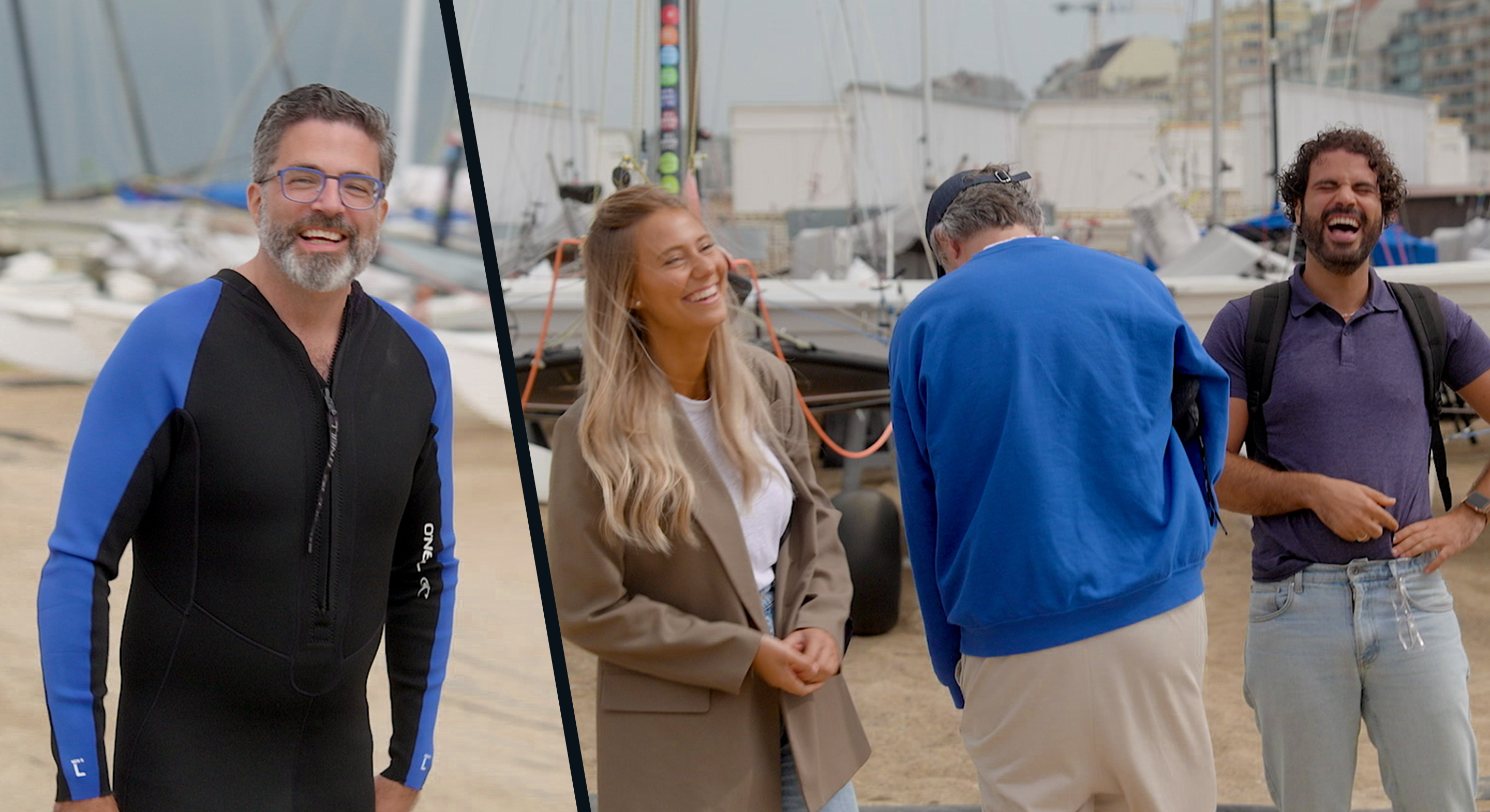 Niet op TV: Steven Van Gucht heeft moeite met zijn wetsuit: "Het is omgekeerd"