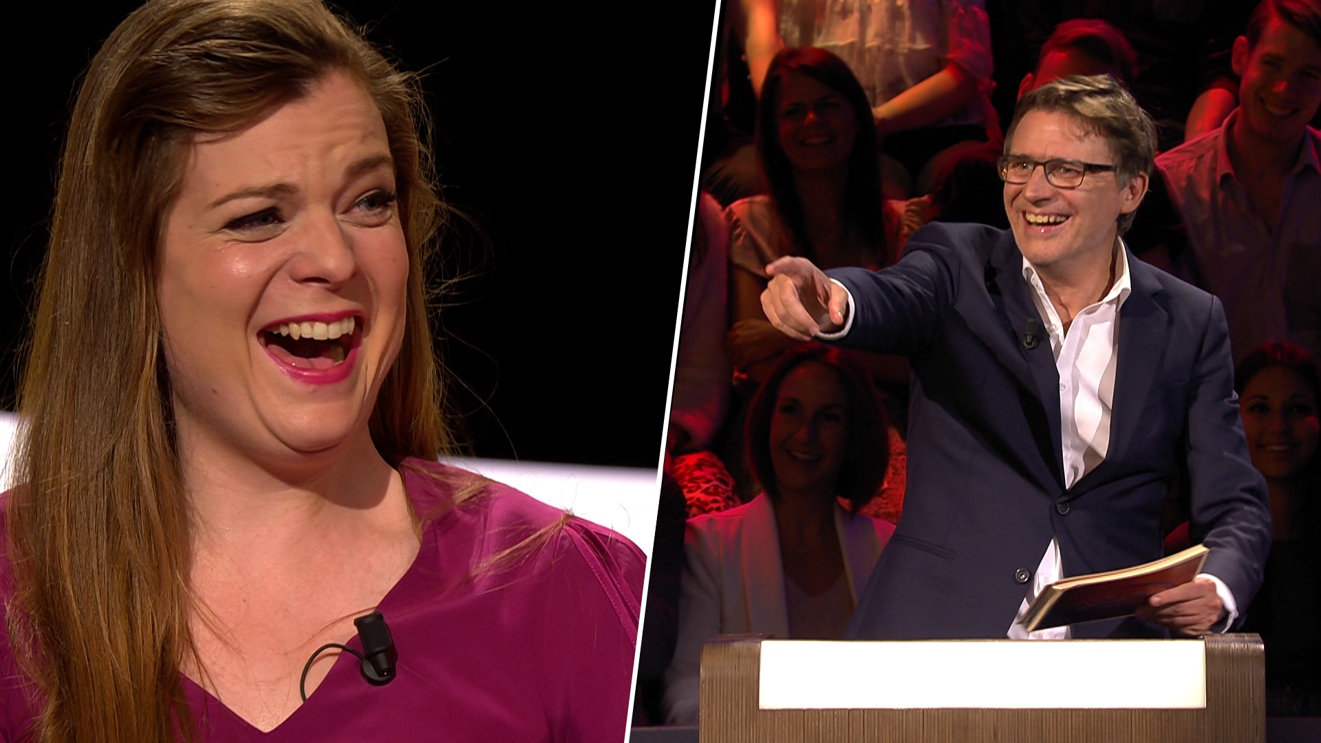 Erik ontdekt dat sopraan Astrid Stockman dezelfde hilarische lach heeft