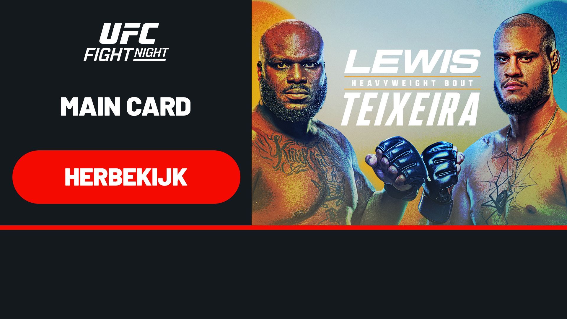 UFC - S2025 - Aflevering 33