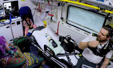 Inside the Ambulance