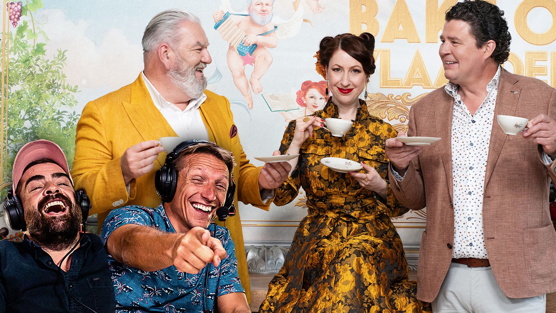 Het gloednieuwe seizoen van Bake Off Vlaanderen: "Gezellige nattehaartjes-tv"