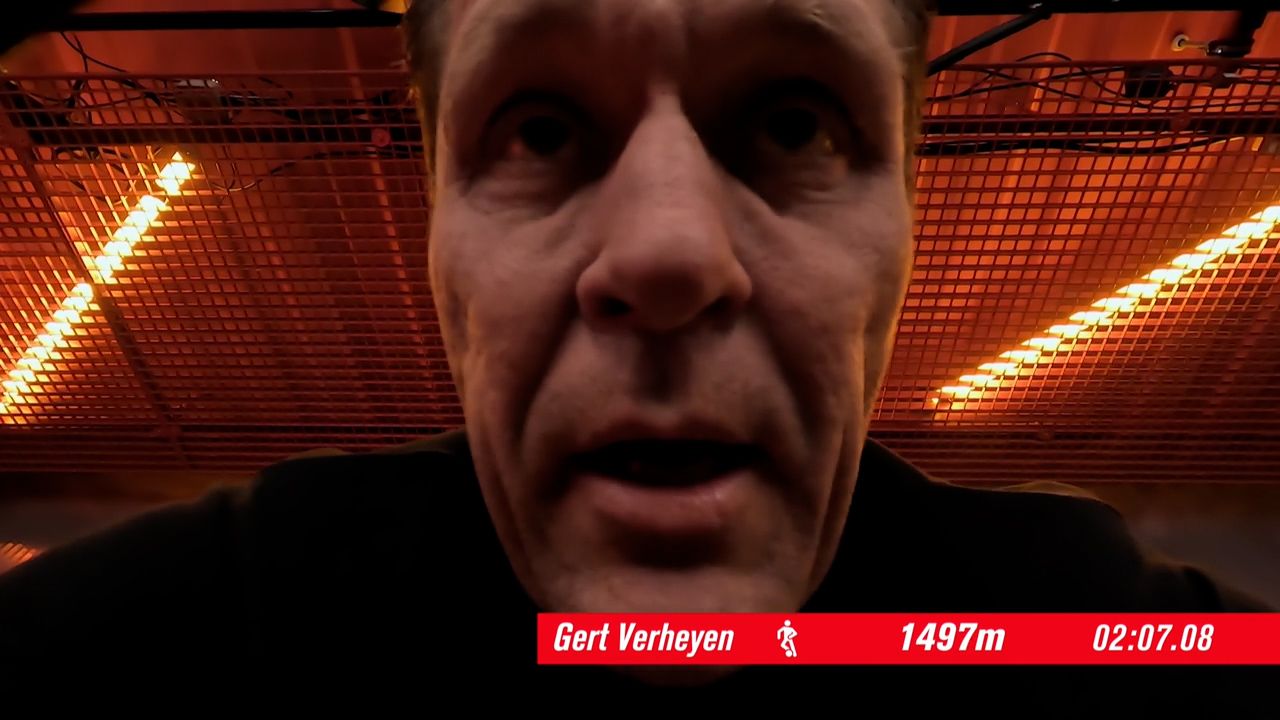 Gert Verheyen vergeet te stoppen bij het fietsen