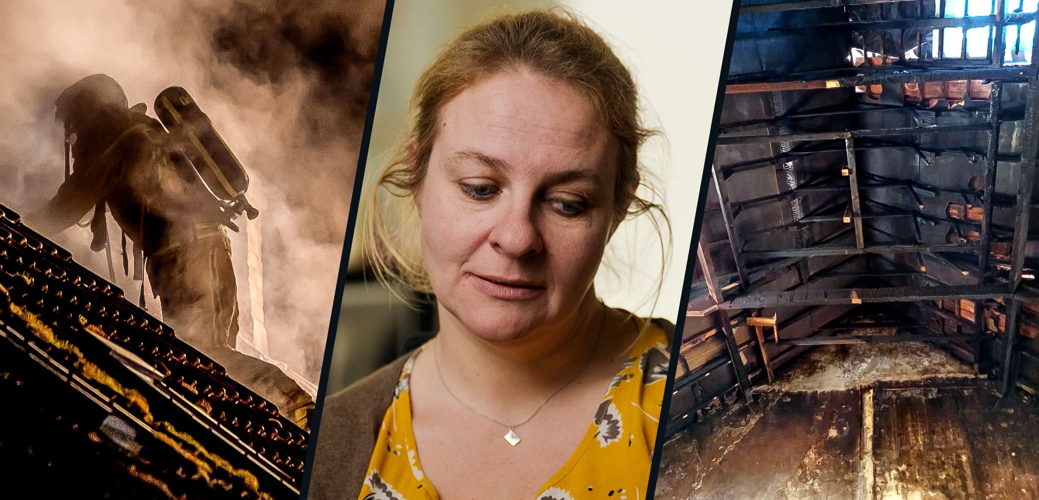 De bus van Extreme Makeover Vlaanderen stopt bij Ines na heftige woningbrand