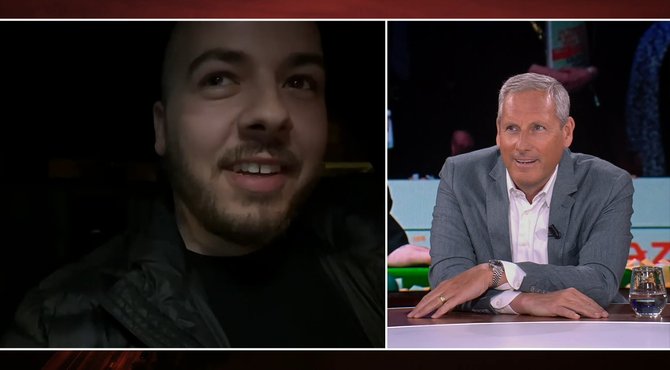 Gert belt live aan ‘De Tafel van Vier’ met wereldkampioen snooker Luca Brecel