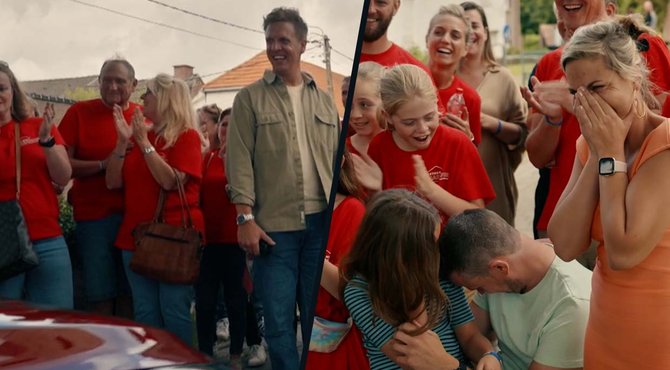 Jeremy krijgt in Extreme Makeover bovenop aangepast huis ook auto cadeau 