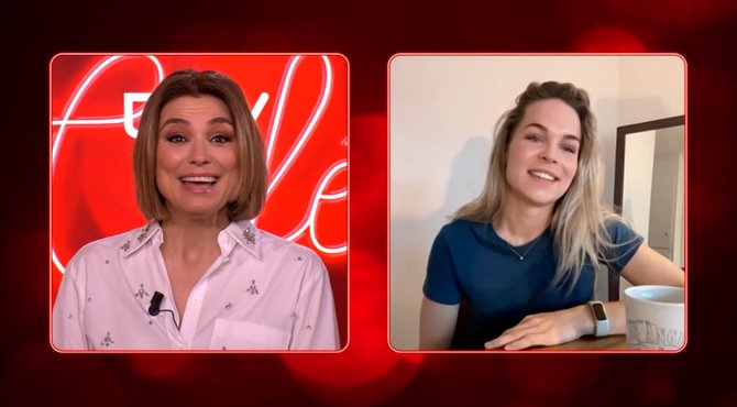 Ex-K3’tje Klaasje bezocht Hanne na bevalling: “Fantastisch om Julien te zien”