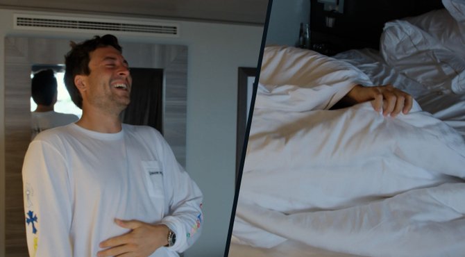 Slappe lach bij Viktor: Gert speelt verstoppertje in kajuit van cruise