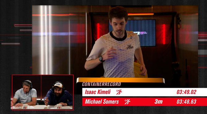 Michaël Somers breekt all time record bij het lopen in De Container Cup!