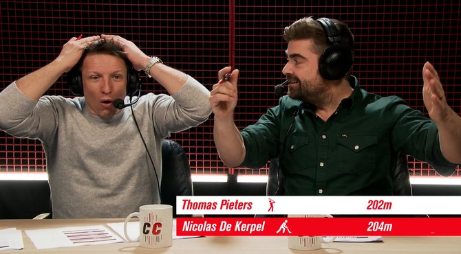 RECORD: Nicolas De Kerpel klopt golfer Thomas Pieters in het golfen!