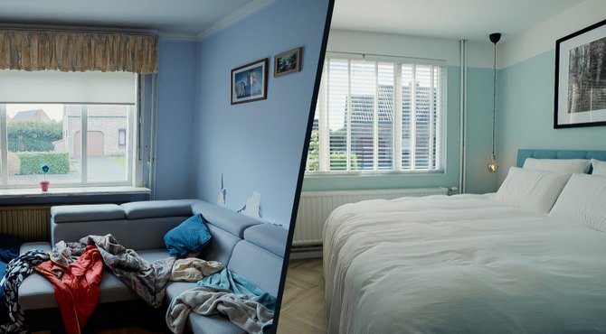 Voor en na: Het huis van Jean Pierre, Sharon en hun kinderen