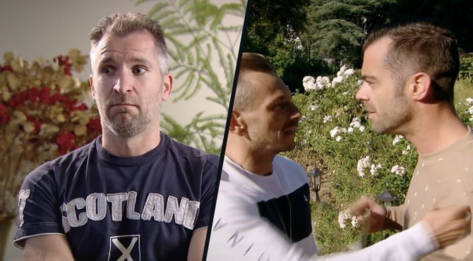 Vincent in de clinch met Nicolas en Mike: "Ga jij mij te kakken zetten?"