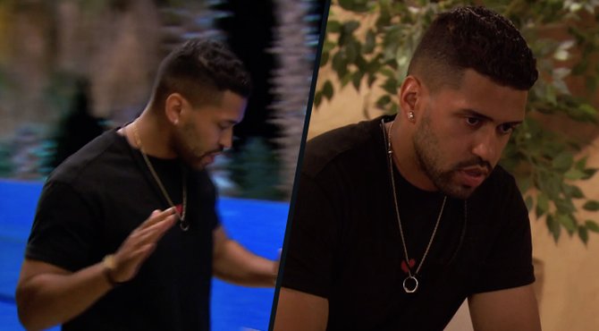 Efrain verliest controle na video Aylin: "Doe die cameraploeg weg, jongen"