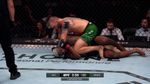 Bolaji Oki krijgt stevige ellebogen te verwerken tijdens UFC Fight Night in Parijs
