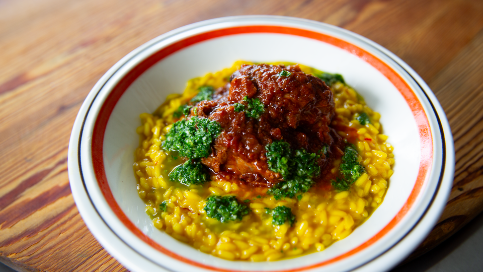 Ossobuco met risotto