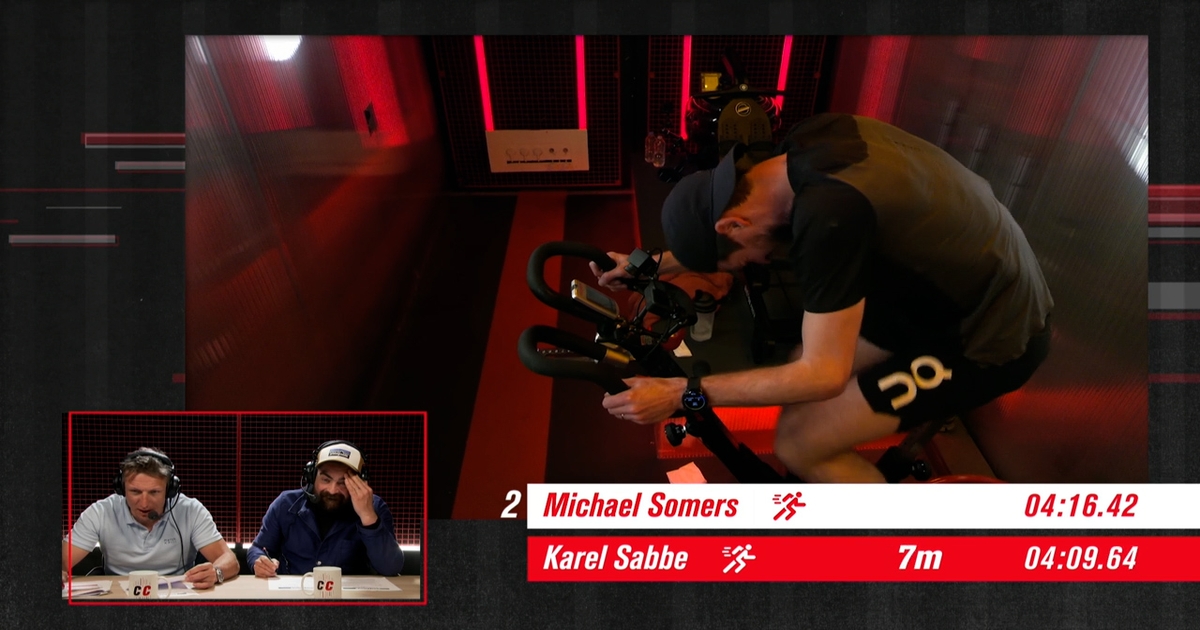 Karel Sabbe fietst beter dan sommige wielrenners!