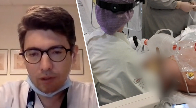 Topdokter over COVID-19: “In het begin adem je eigenlijk je longen kapot”