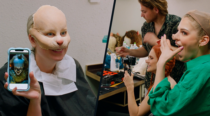 Marie schrikt wanneer ze haar Pluisje-masker ziet: "Ik ben precies It"