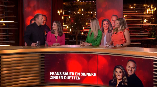 Frans Bauer op tournee door Vlaanderen met Sieneke en is 12 kilo kwijt