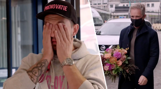 Christoff verrast coronaheld Kjell met een bloemetje: “Ben beetje van mijn melk"