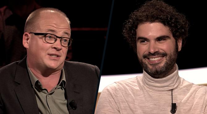 Sven voorspelde de toekomst van Riadh: "Ik moet aan jou de Lottocijfers vragen."