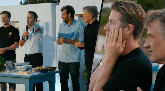 Jani, Otto-Jan & Bart vertegenwoordigen België op culinaire festival van Sifnos