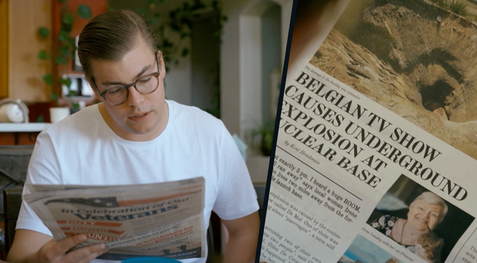 Kandidaten lezen verontrustend bericht in de krant: “Maar dat is morgen?”