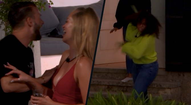 Eerste drama op het eiland: Denise helemaal over haar toeren