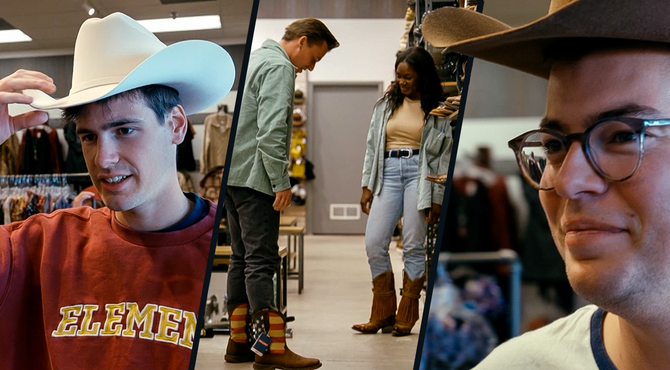 De Mol kandidaten shoppen Western-outfit: "Het is helemaal je kleur"